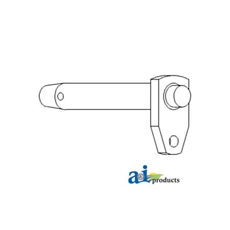 A & I Products Center Link Pin (Tractor End) (Cat II) 5" x2" x1" A-382210R11